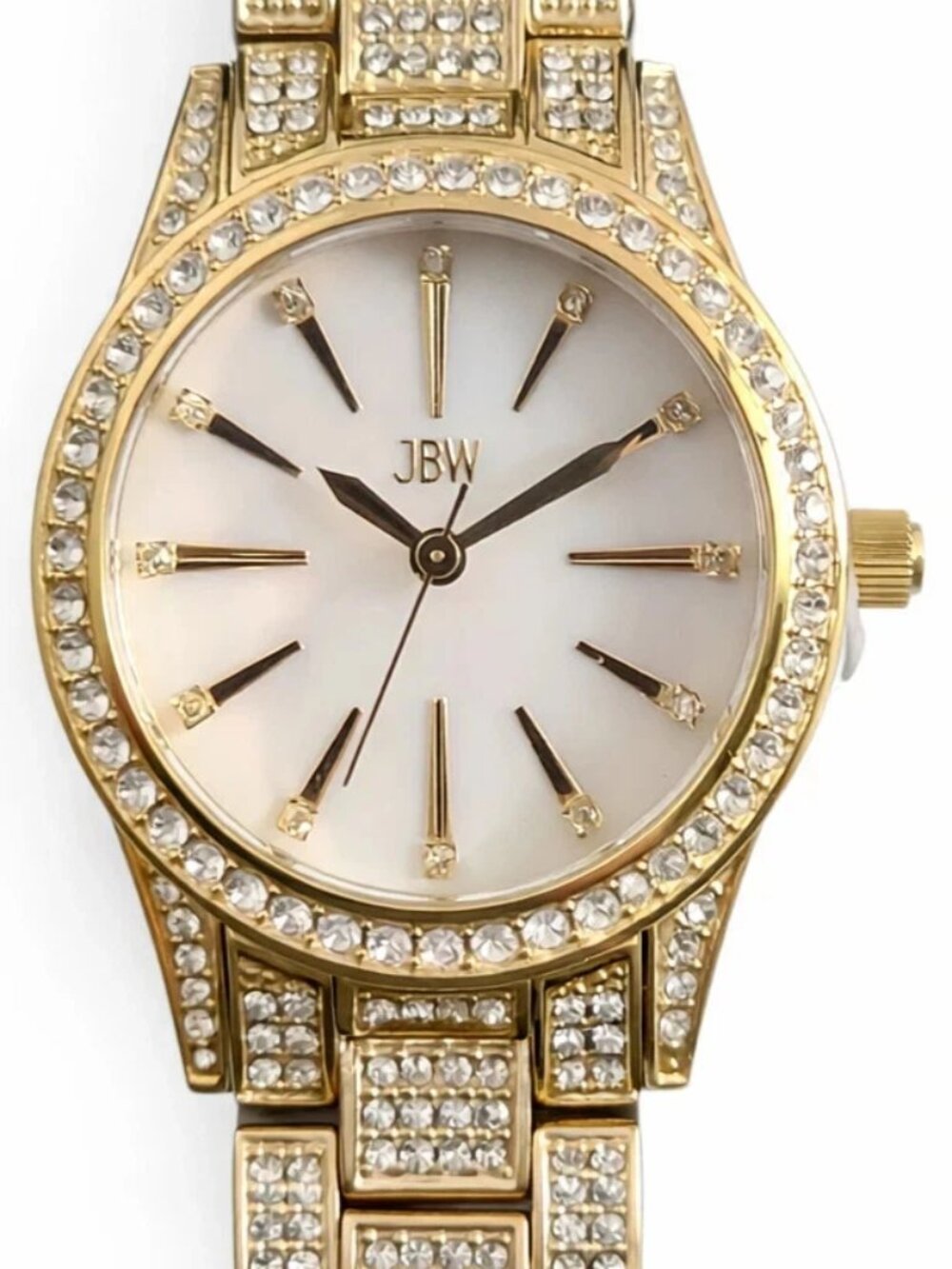 JBW Women’s Cristal Spectra Diamond Watch 18K Gold-Plated - New